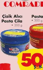COMRADE ÇİZİK ALICI PASTA CİLA 300 G indirimli fiyat COMRADE ÇİZİK ALICI PASTA CİLA 300 G fiyat ve kampanya bilgisi